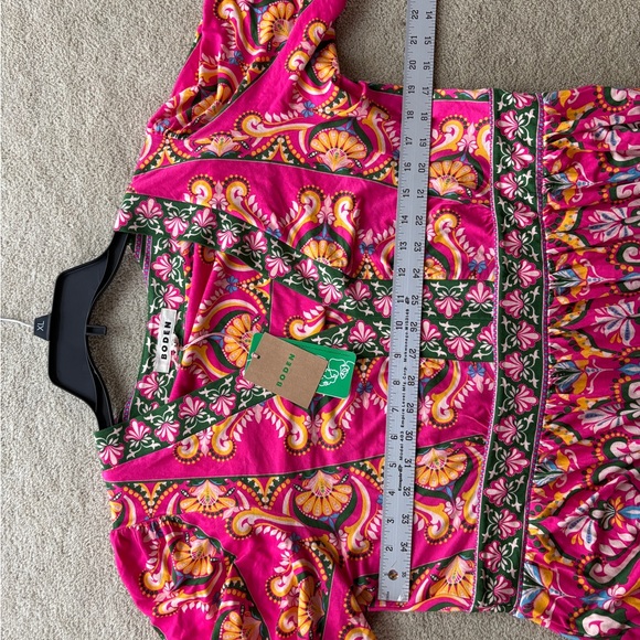 Boden Pink and Green Maxi Dress - Picture 4 of 5